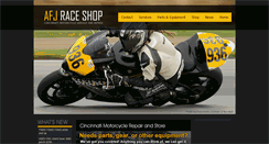 Desktop Screenshot of afjraceshop.com
